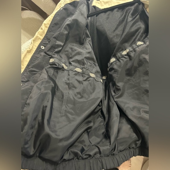 Vintage Dickies Windbreaker Jacket 2XL Men’s Black Full Zip Pockets Nylon Lined - Picture 8 of 8